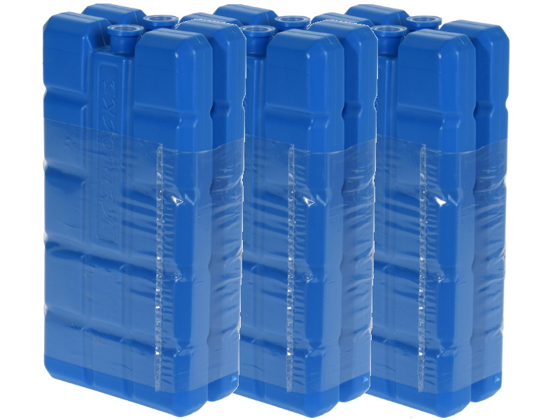 6er-Set Standard Kühlakkus Kühlelemente für Kühltaschen je 200g (Blau)