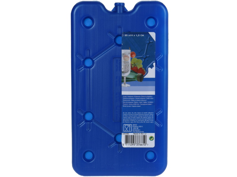 XL Kühlakku Kühlelement für Kühltaschen je 400g (Blau) L25 x B14 x H1cm