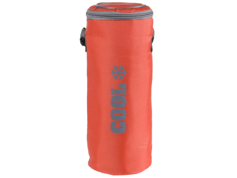 Praktische Flaschen Kühltasche Thermotasche für Kalt und Warm (orange) D12 x H29CM