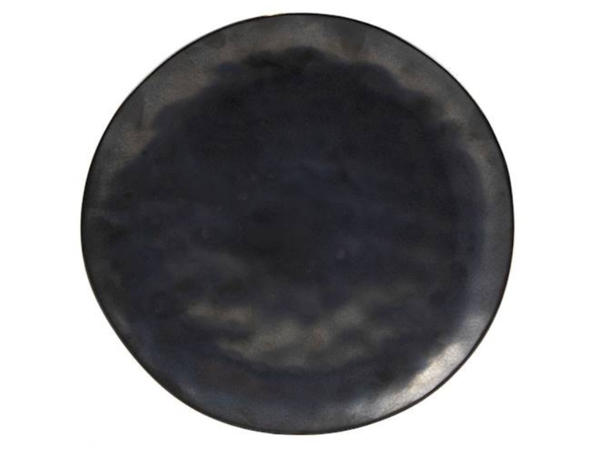 Servierteller Servierplatte "MANHATTAN-line" aus Keramik in Anthrazit/Dunkel Grau Ø 20cm