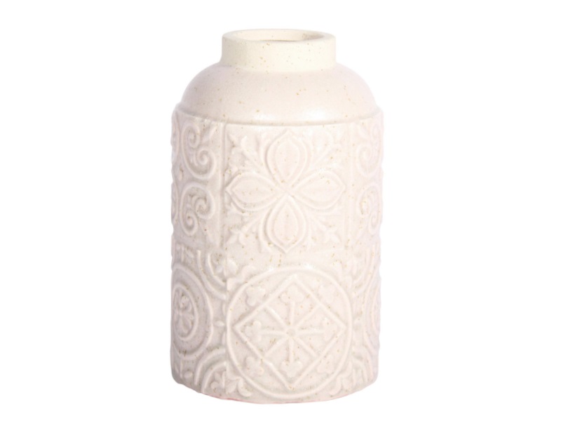 Vase Blumenvase Pito hoch Keramik rosa 15x24cm