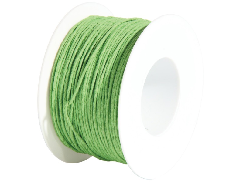 Qualitäts Papierdraht Deko-Draht, Basteldraht, Ø 2mm x 100m - Farbe Grün