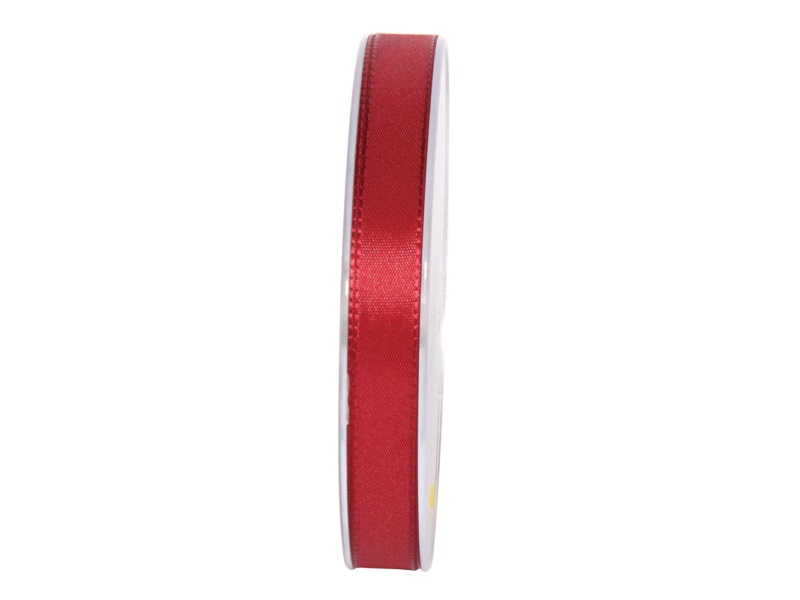 Dekoband Geschenkband Taftband Schleifenband - Länge 50m x15mm, Farbe Bordeaux