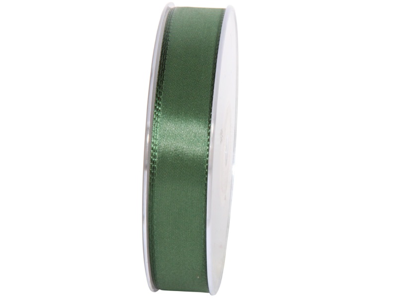 Dekoband Geschenkband Taftband Schleifenband- Länge 50m x25mm, Farbe Dunkelgrün