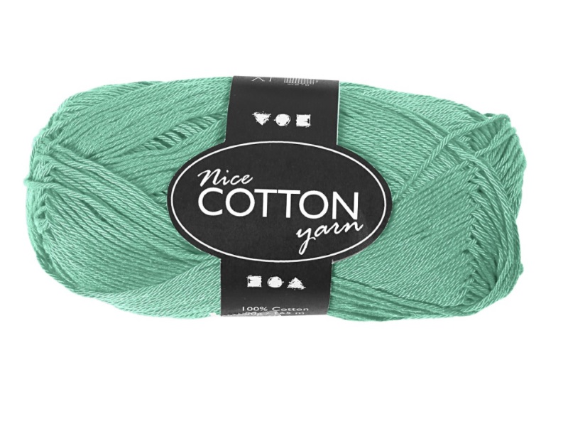 Merzerisierte Baumwolle 100% Deluxe Baumwolle - Länge 165m - 50g  - Farbe  Grün