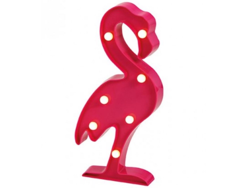 LED Stehleuchte "Flamingo" Happy American Style - Lampe Tischleuchte 8er LEDs