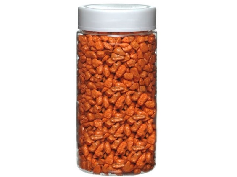 Dekosteine Ø 5-8 mm ca. 650g Dose – Orange
