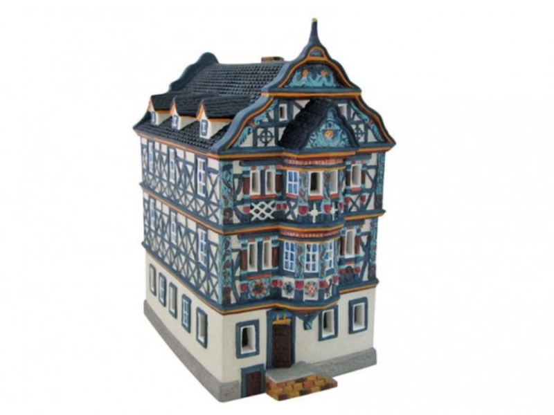 Killingerhaus Idestein Taunus aus Porzellan – Windlicht Lichthaus Miniatur-Model