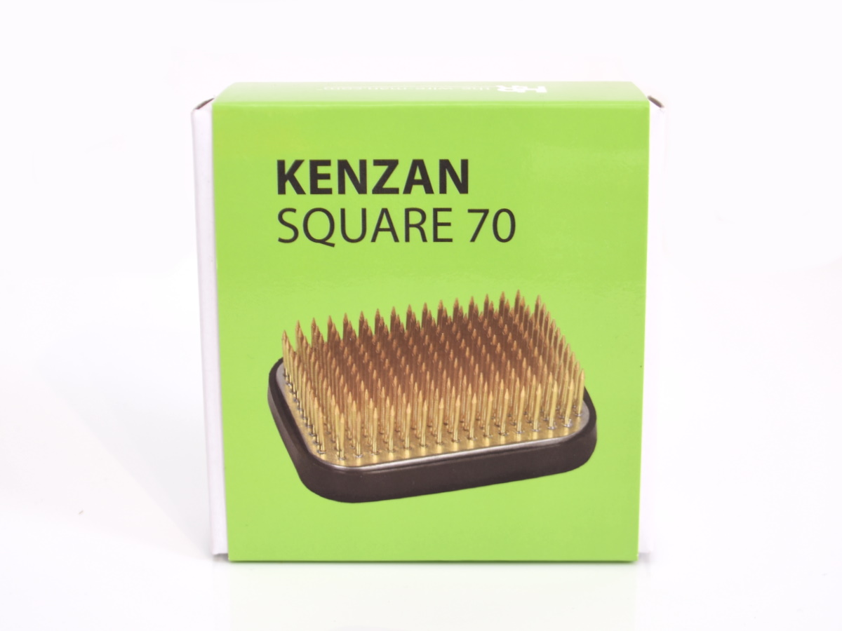 Kenzan Squarre 70 // 70 x 50mm // 200 Nadeln 13mm aus Messing // Steckigel